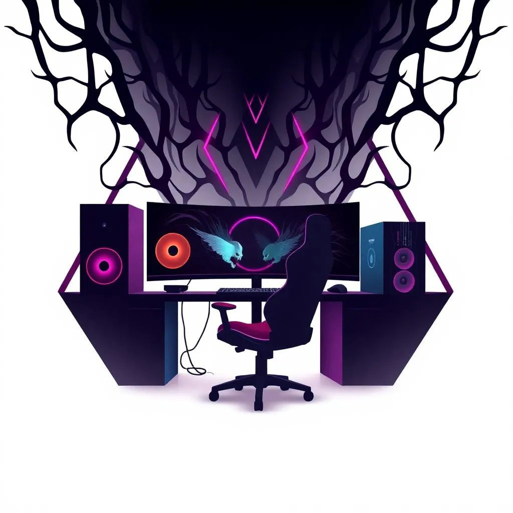 High-End Gaming PC Setup