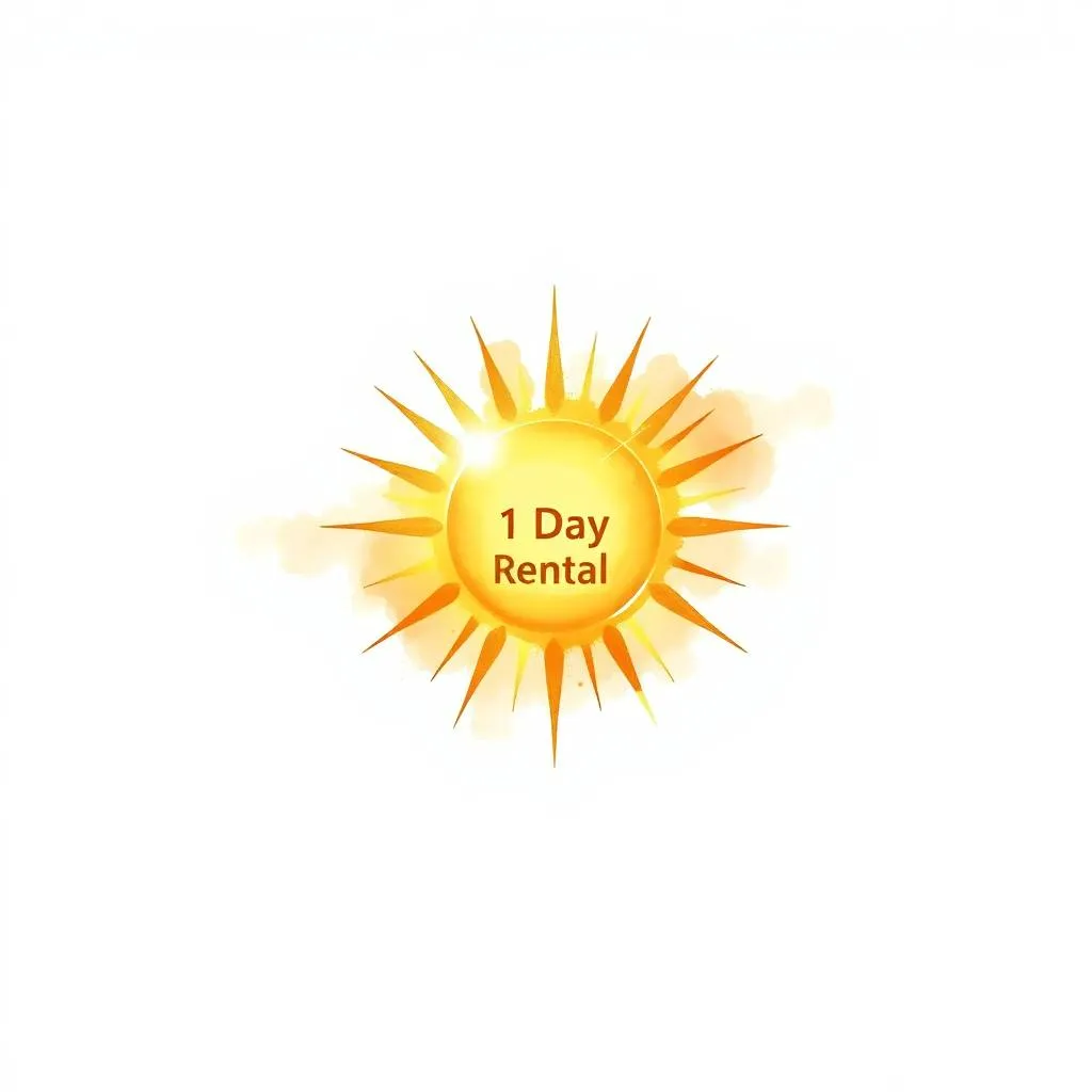 The Sun's Light for 1 Day